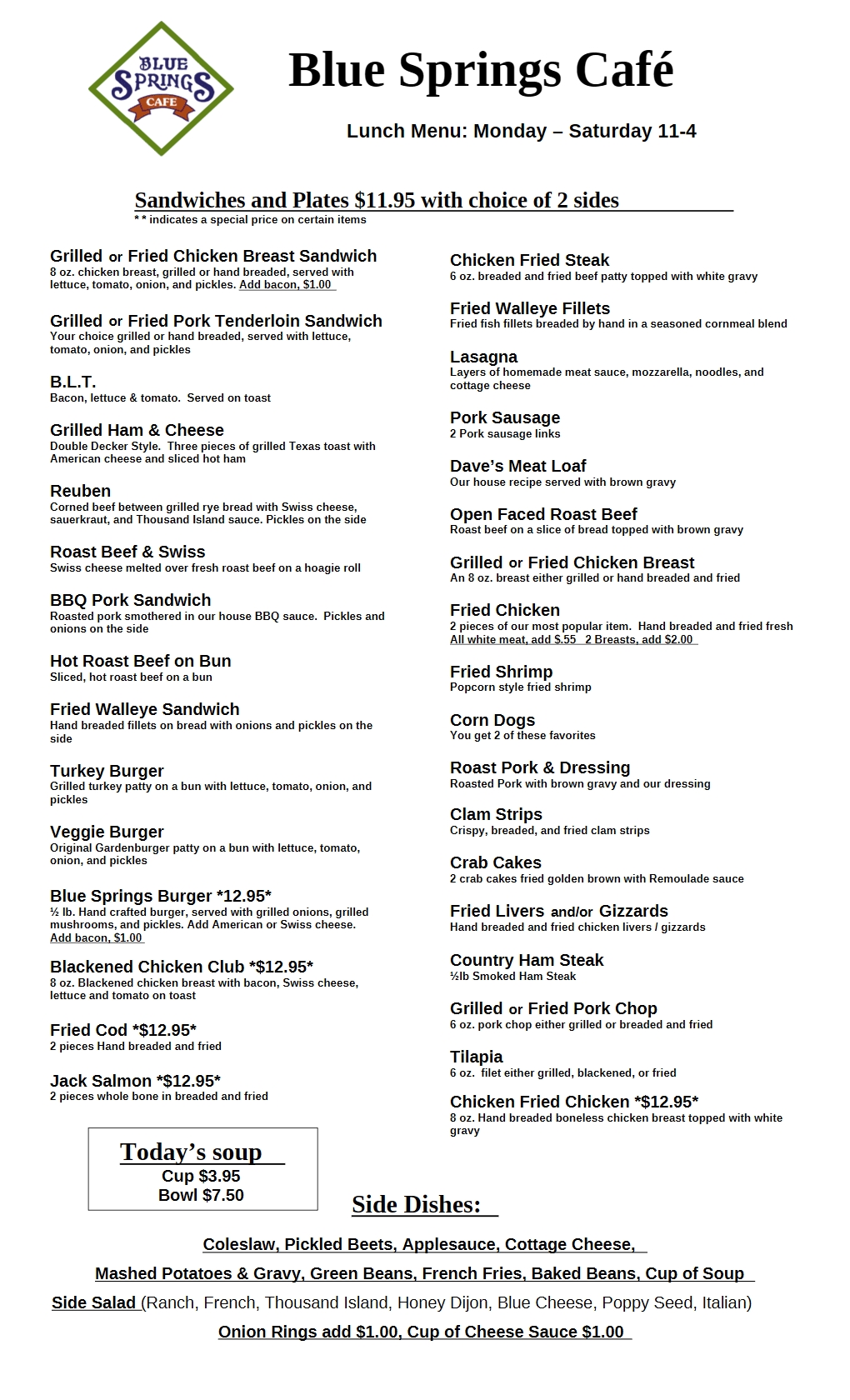 bsc menu front 8-2026